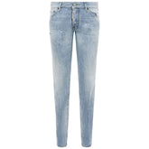 Dsquared² Blue Cotton Men Jeans